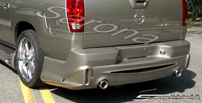 Custom Cadillac Escalade E.X.T. Rear Bumper  Truck (2002 - 2013) - $590.00 (Part #CD-007-RB)